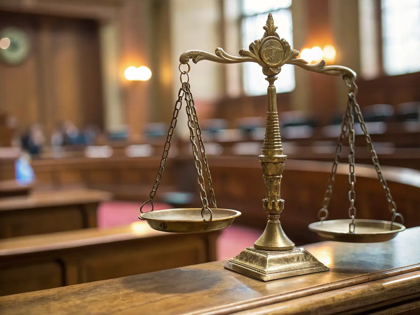 A dramatic scene depicting the scales of justice in silhouette against a dark background, symbolizing criminal law and corporate responsibility.